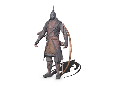 Archer Medieval Warrior model