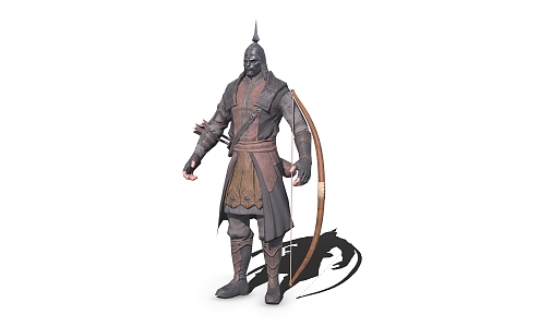 Archer Medieval Warrior 3d model