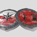 Retro Shield Medieval Shield Ancient Shield 3d model