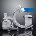 Mobile AXIOM C arm X ray System With Display Monitor And Control Console