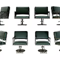 Various Modern Massage Chairs With Leather Seats And Metal Bases Design