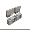 Modern Bathroom Cabinet with Washing Machine Faucet and Toiletries Storage