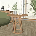 Modern side a few side a few corner a few ornaments 3d model