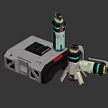 Modern Grenade Grenade Sci-fi Grenade 3d model