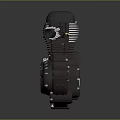 Hyundai car engine racing engine racing engine 3d model