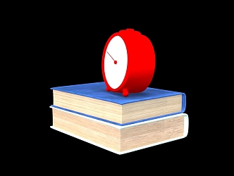 Modern alarm clock 3d model