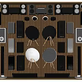 Home appliances audio combination speaker round speaker wall-mounted speaker vertical speaker bluetooth audio home theater 3d model
