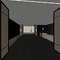 New Chinese Hall Front Desk 3d model