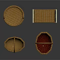 Stylish Woven Storage Baskets with Various Shapes and Colors for Home Daily Living Essentials