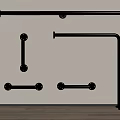 Stainless Steel Grab Bars Wall Mounted Design With Various Shapes And Sizes