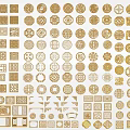 Intricate Carved Window Designs with Various Traditional Ornamental Patterns for Home Interior Decoration