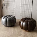 American sofa stool 3d model