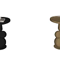 Modern shaped round corner several side several 3d model
