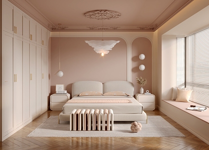 French Girl Room 3d model