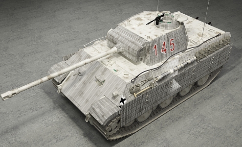 Modern Tanks 3d model