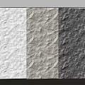 rubble rock background wall 3d model