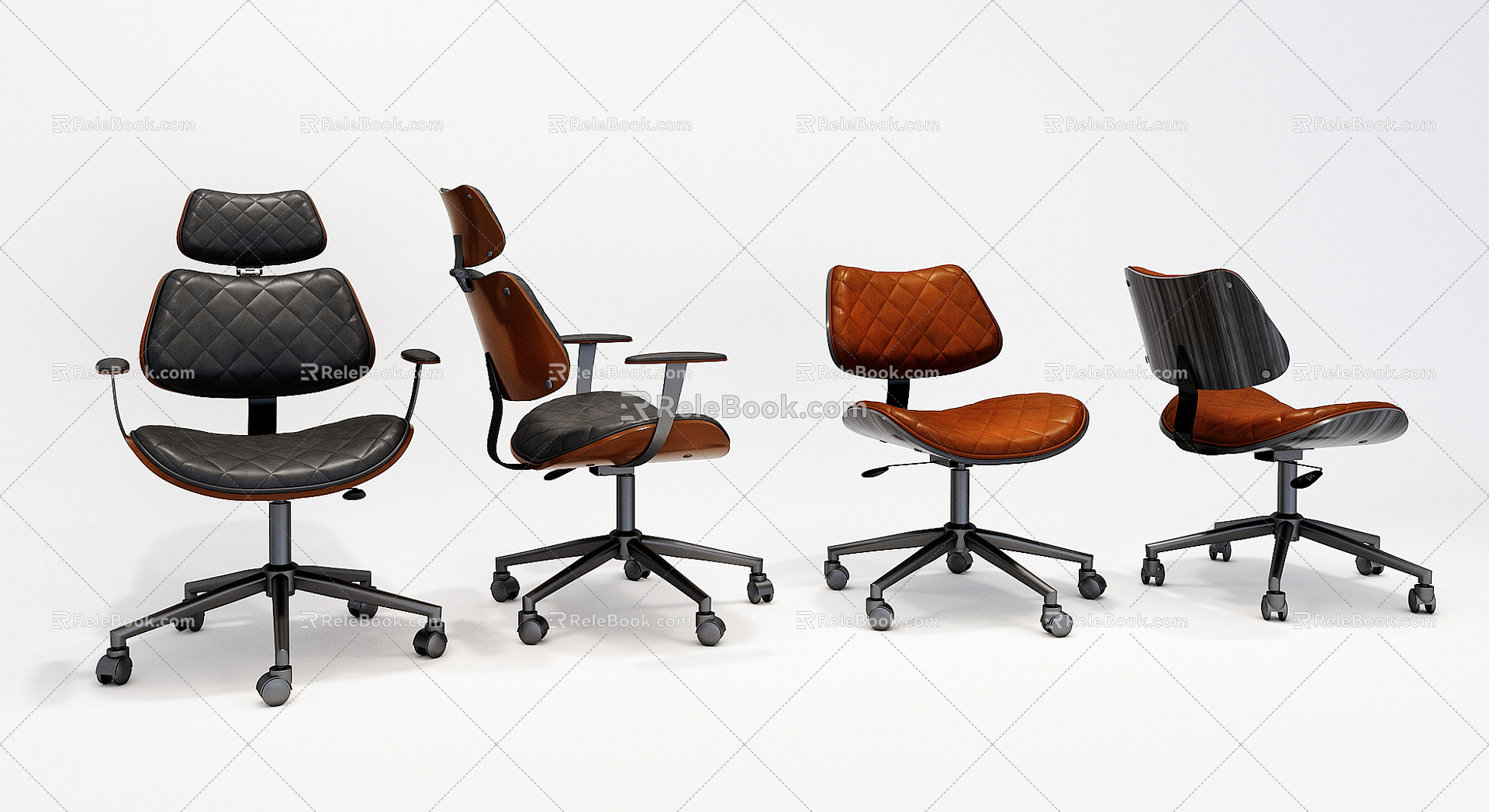 Modern office chair 3d model