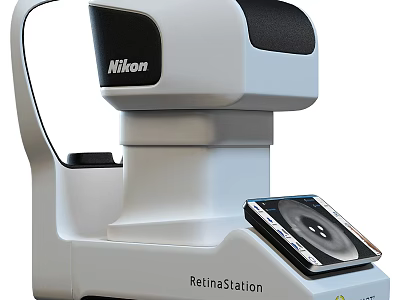 Nikon RetinaStation Medical Device For High Precision Retinal Examination And Diagnostic Use 3d model