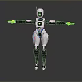 Robot Robot Assistant Small Robot Robot Butler Robot Butler Figure Game Figure 3d model