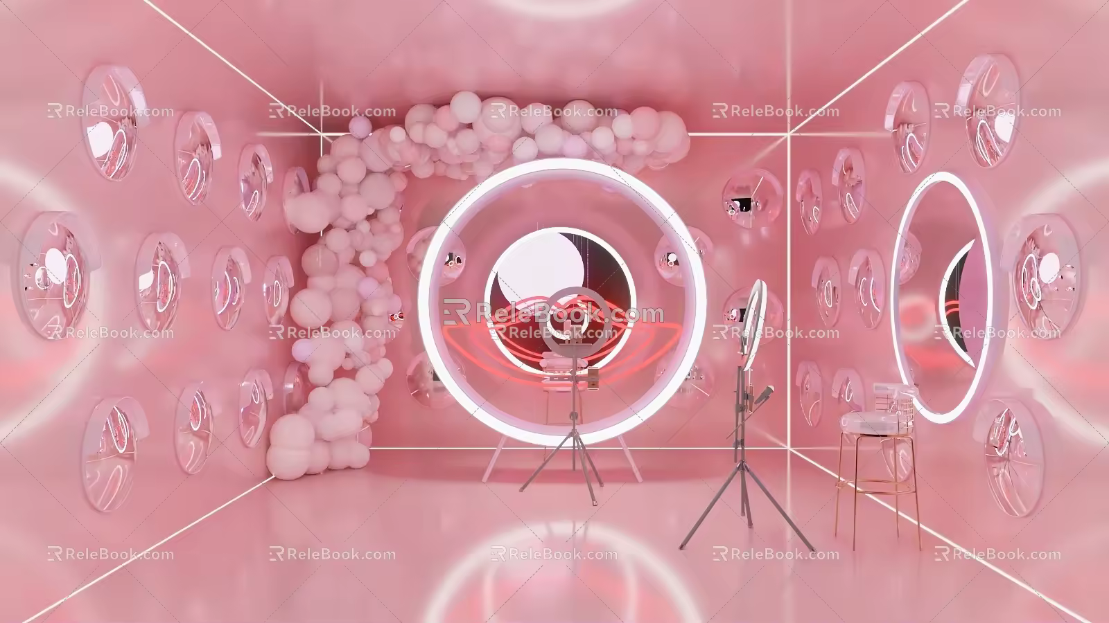 Modern Studio 3d model