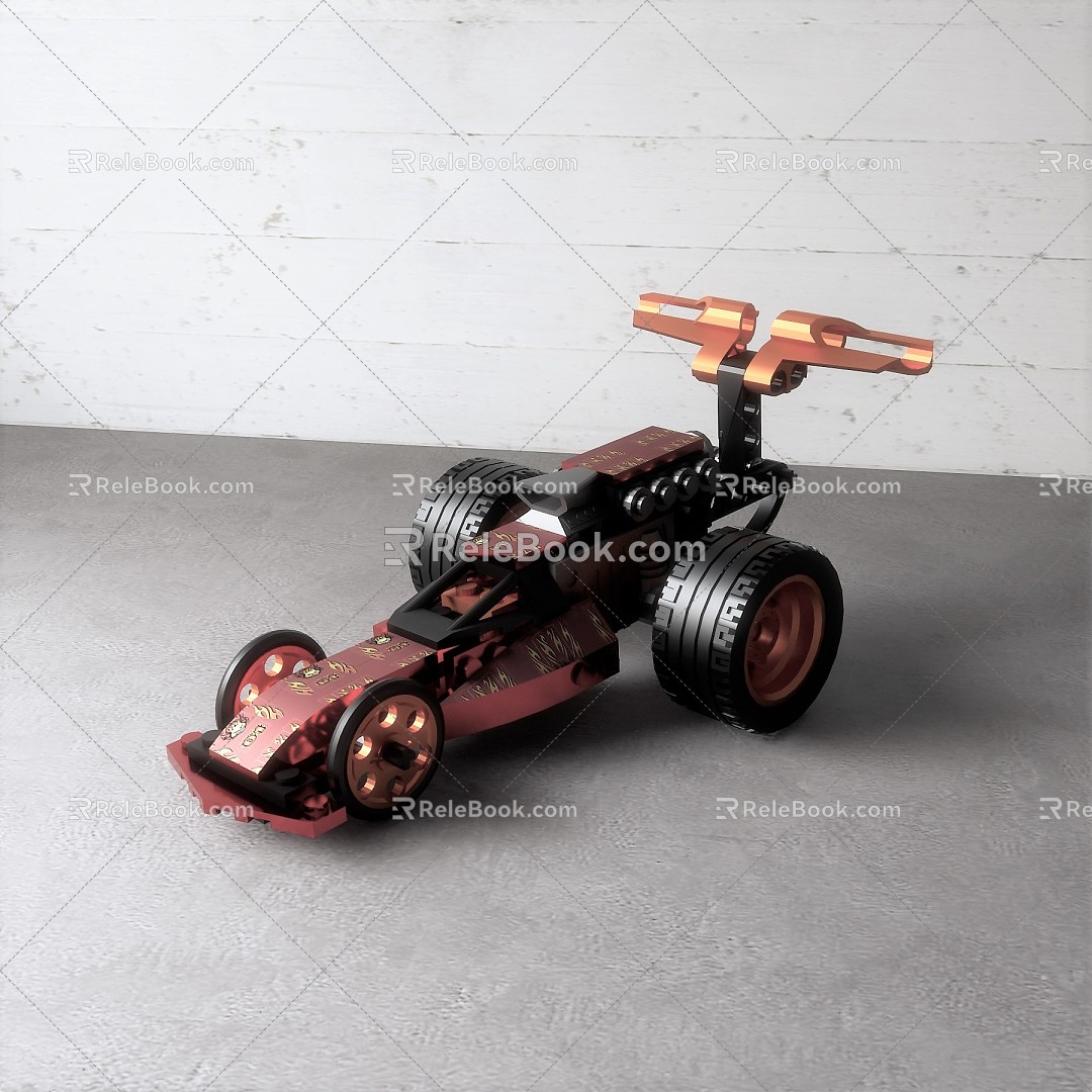 Modern Racing Toy Racing 3d model