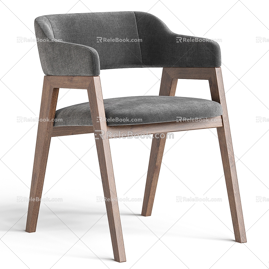 Modern style dining chair 3d model