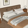 Double bed 3d model