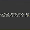 Silver Robots Arranged in Rows with Some Raising Hands on Gray Reflective Background
