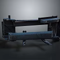 Industrial Metal Frame Equipment With Platform Structure And Mechanical Components