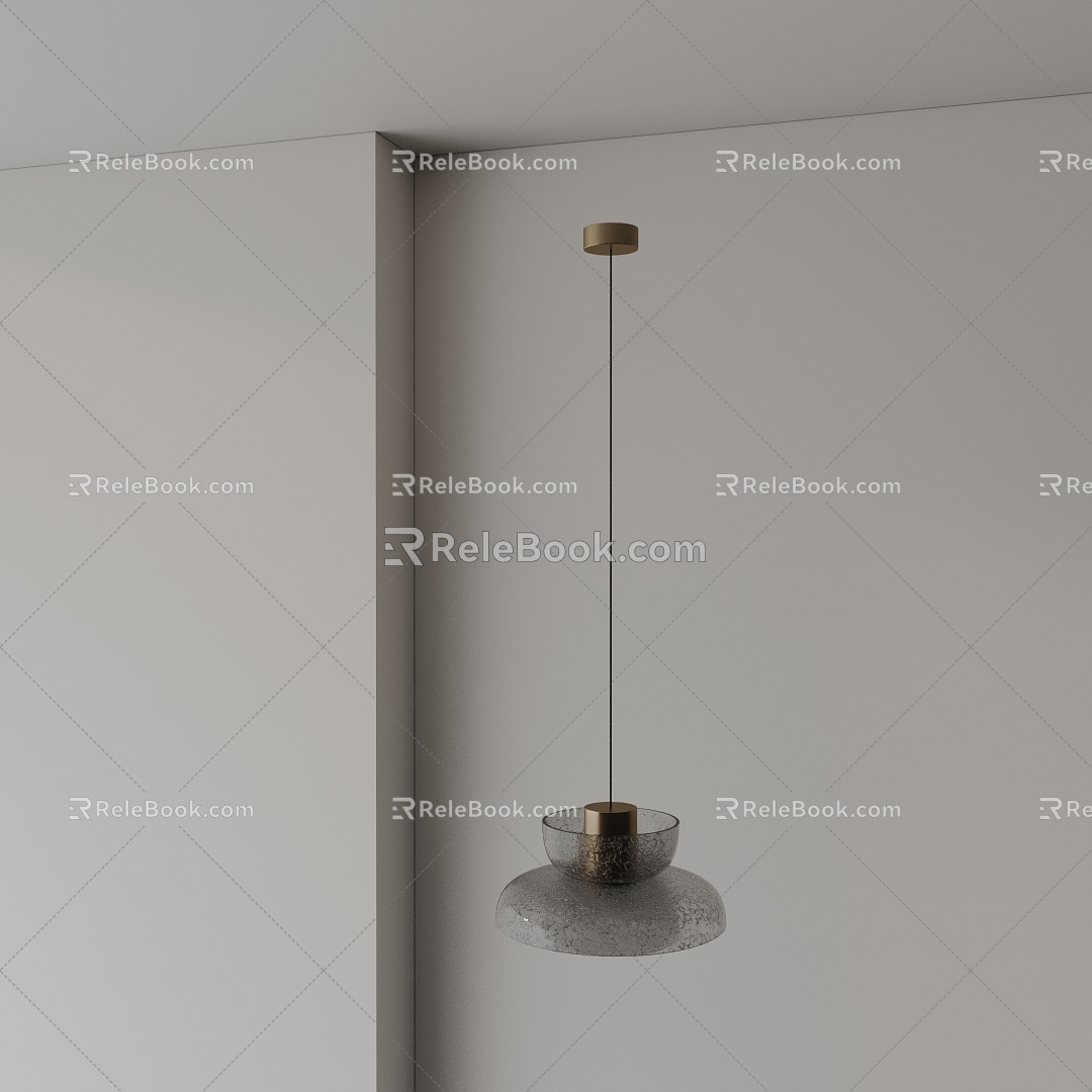 Modern chandelier 3d model