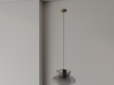 Modern chandelier 3d model