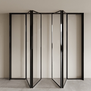 Modern Minimalist sliding door 3d model