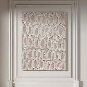Nordic Decorative Painting of Silent Texture 3d model