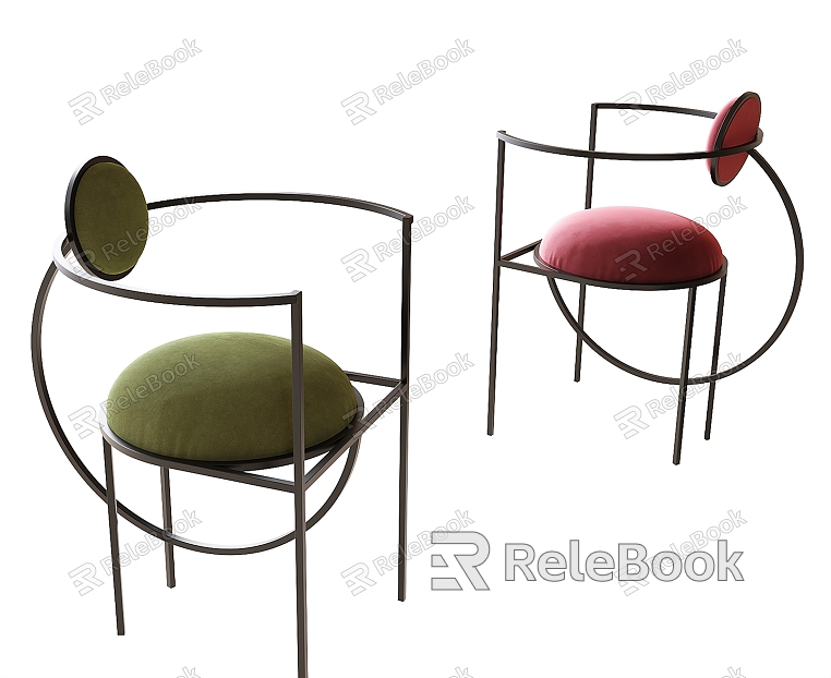 Modern Single Chair Dining Chair Leisure Chair model