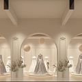 Modern Wedding Shop First 3d model