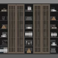 New Chinese Style Bookcase Decorative Bookcase Display Bookcase 3d model