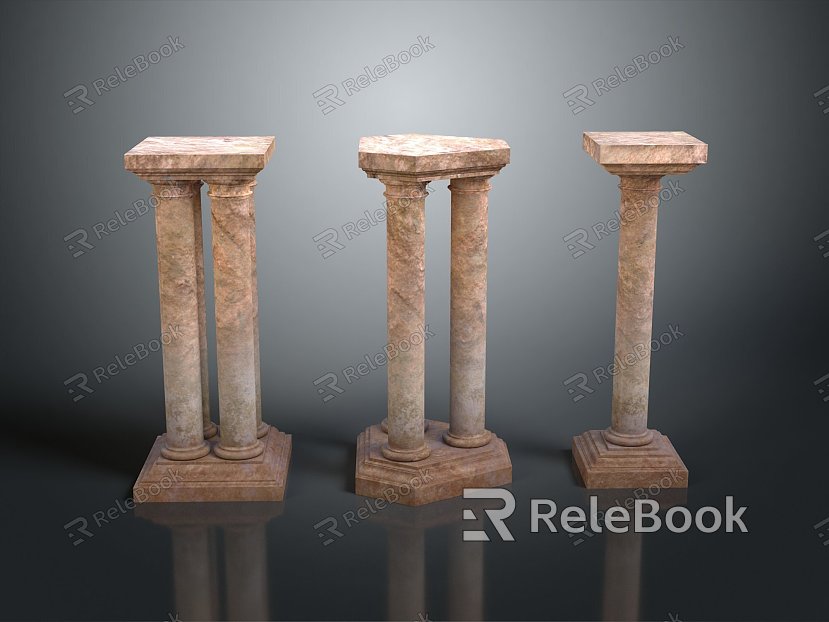 Columns Stone Columns Stone Columns Old Columns Roman Columns Roman Columns Classical Columns Greek Columns model