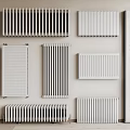 Various Styles Of Modern White Radiators For Home Heating With Different Sizes