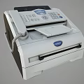 Modern Office Appliances Desktop Fax Machines With Phone And Control Panel Design