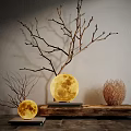 Modern Floor Lamp With Wooden Base And Linen Shade In Living Room Decorative Corner