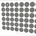 Ceiling Light Panels with Various Designs and Patterns for Home Decoration