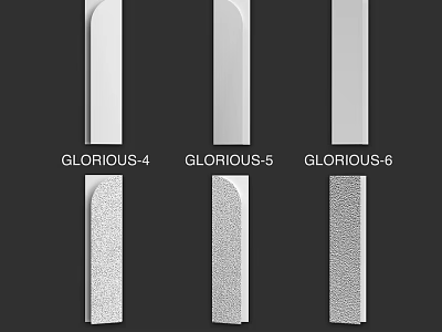 Glorious 4 Glorious 5 Glorious 6 Wall Panel Design Options For Interior Spaces 3d model
