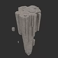 Electric Toy Gray Rock Structure Design With Interactive Fun For Kids