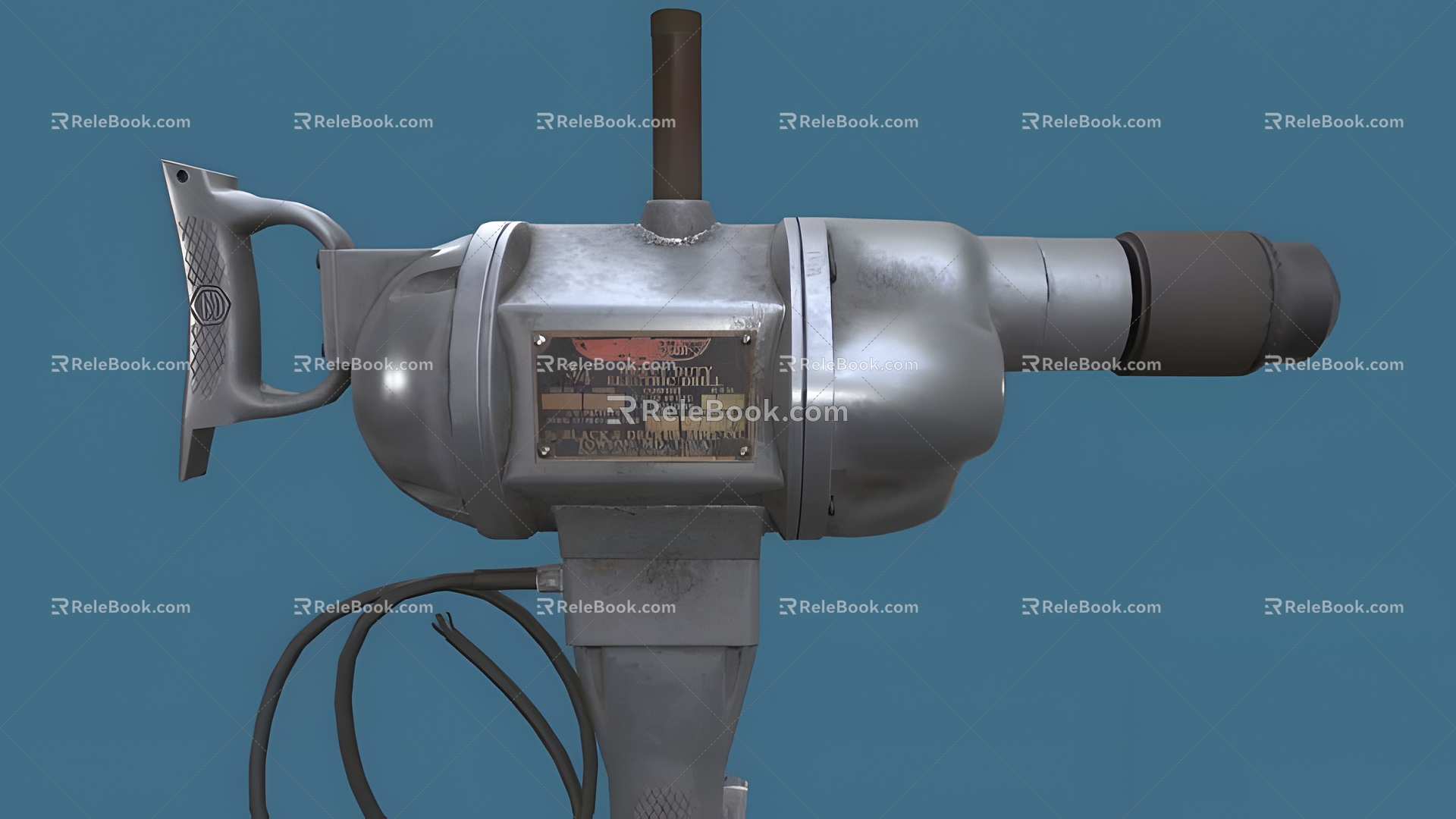 Realistic old electric drill modern realistic equipment equipment industrial factory drill bit electric drill 3d model