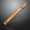 High Quality Brown Cigar With Decorative Label As Essential Modern Lifestyle Living Accessory