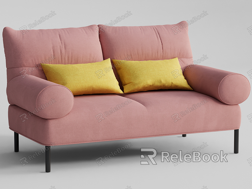 Modern double sofa model