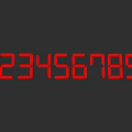 High Quality Red LED Numeric Digital Display for Electronic Devices