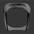 Modern Comfortable Seat Design With Mesh Back And Light Gray Frame