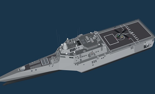 Future Battleship 3d model