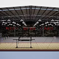 Indoor Fitness Training Venue Displaying Camouflage Background Auditory Training And Ability Combination